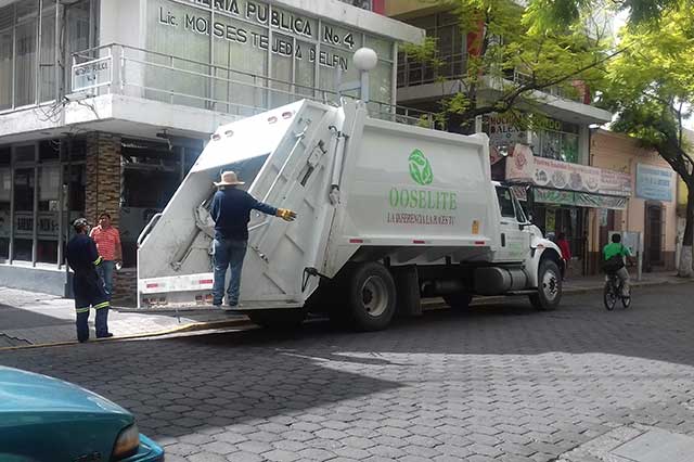 Disminuye pago de recolección de basura en un 30%: Tehuacán