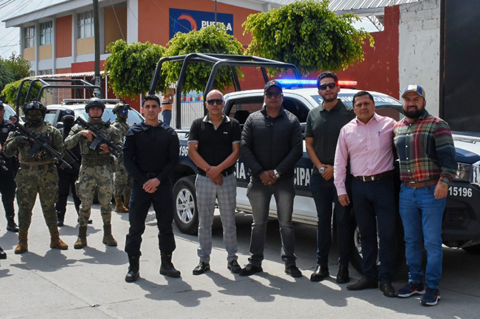 Titulares de Gobernación y Seguridad recorren juntas auxiliares de Texmelucan