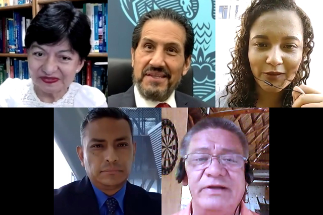 El rector Esparza Ortiz da la bienvenida a jóvenes del Programa Delfín 2021