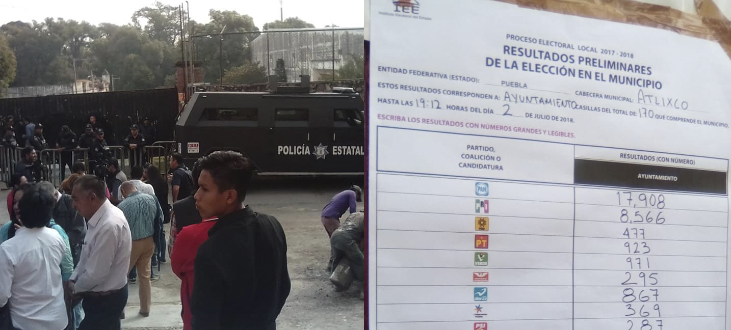 PAN y Morena se acusan ante recuento de votos en Atlixco