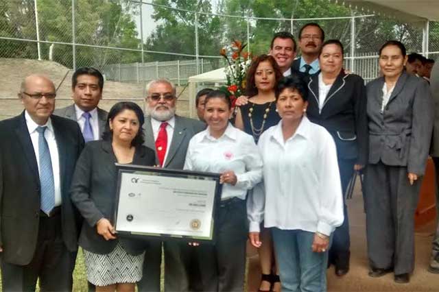 Refrendan certificación ambiental al Tecnológico de Tehuacán