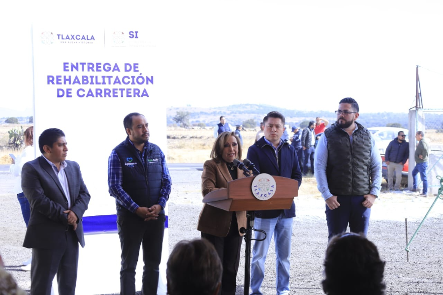 En Tlaxcala inauguran rehabilitación de obras carreteras en tres municipios