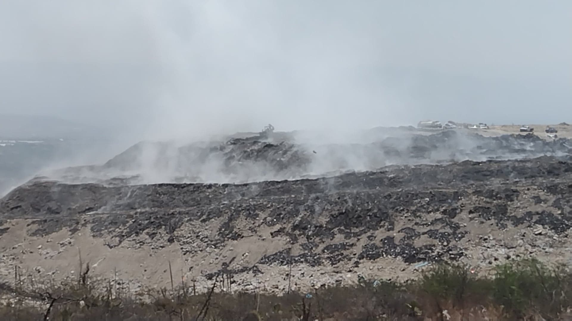 Incendio del relleno sanitario de Tehuacán no ha afectado zona de la Reserva 