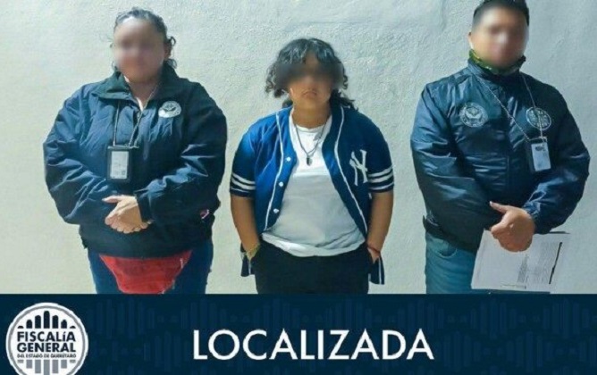 Hallan en Puebla a menor desaparecida el 8M en Querétaro