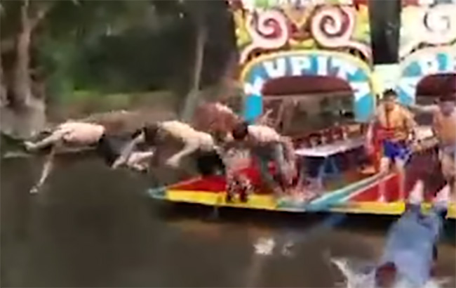 VIDEO Trajineros de Xochimilco se burlan de Chema, el poblano ahogado