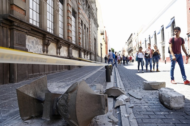 Sin atender, 214 inmuebles dañados en el sismo de 2017 en Puebla