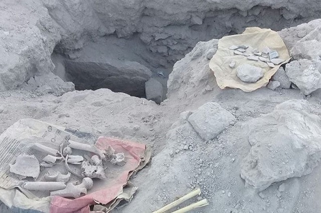 Inicia INAH trabajos de rescate de tumba prehispánica encontrada en Tehuacán