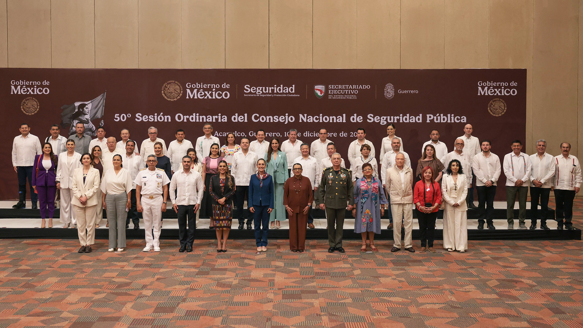 Claudia Sheinbaum encabeza Consejo Nacional de Seguridad Pública