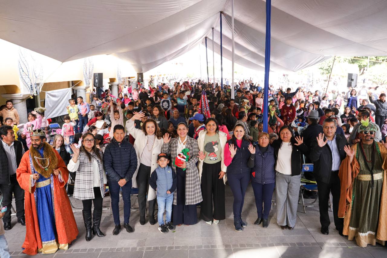 La magia de los Reyes Magos se vive en San Andrés Cholula