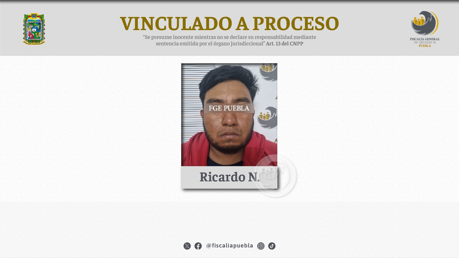 Vinculan a proceso a Ricardo por matar a su pareja embarazada en Cuapiaxtla