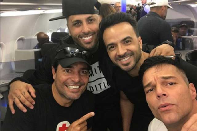 Ricky Martin, Chayanne y Fonsi ayudan a damnificados por huracán María