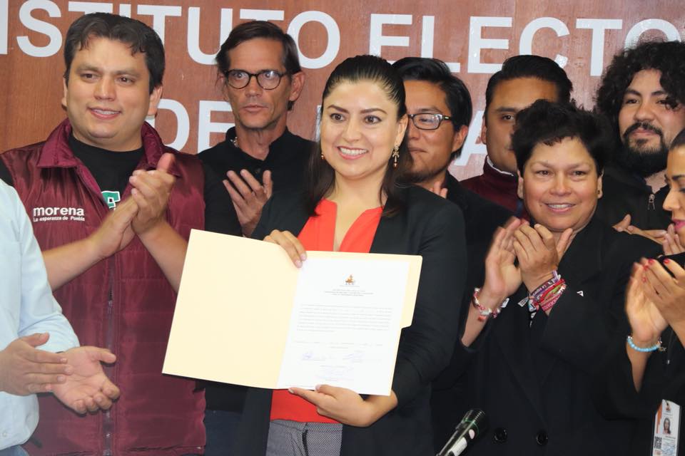 Claudia Rivera es alcaldesa electa de Puebla