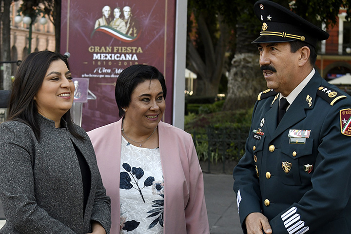 La seguridad está garantizada durante festejos patrios: Rivera  