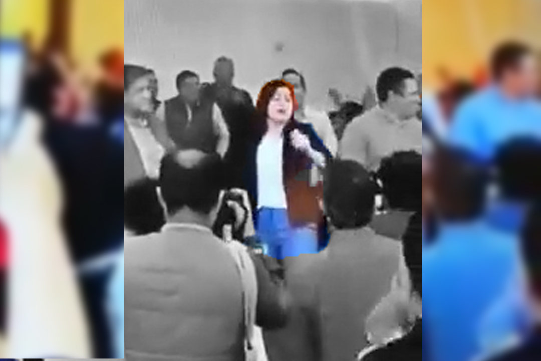 VIDEO: Claudia Rivera le hace la competencia a Gali, cantando