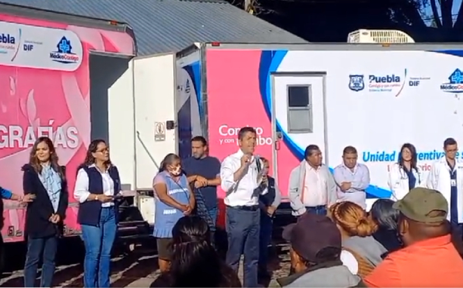 Arranca Rivera unidades preventivas de salud en San Andrés Azumiatla