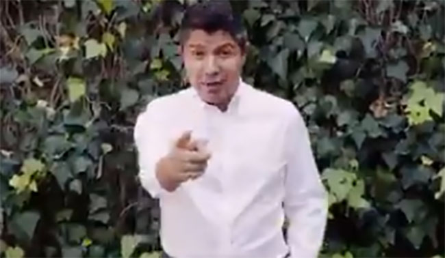 Eduardo Rivera arranca campaña con spot en redes sociales 
