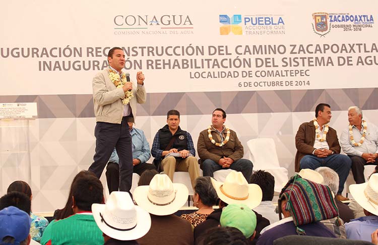 Inaugura RMV reconstrucción de carretera Zacapoaxtla – Tlatlauquitepec 