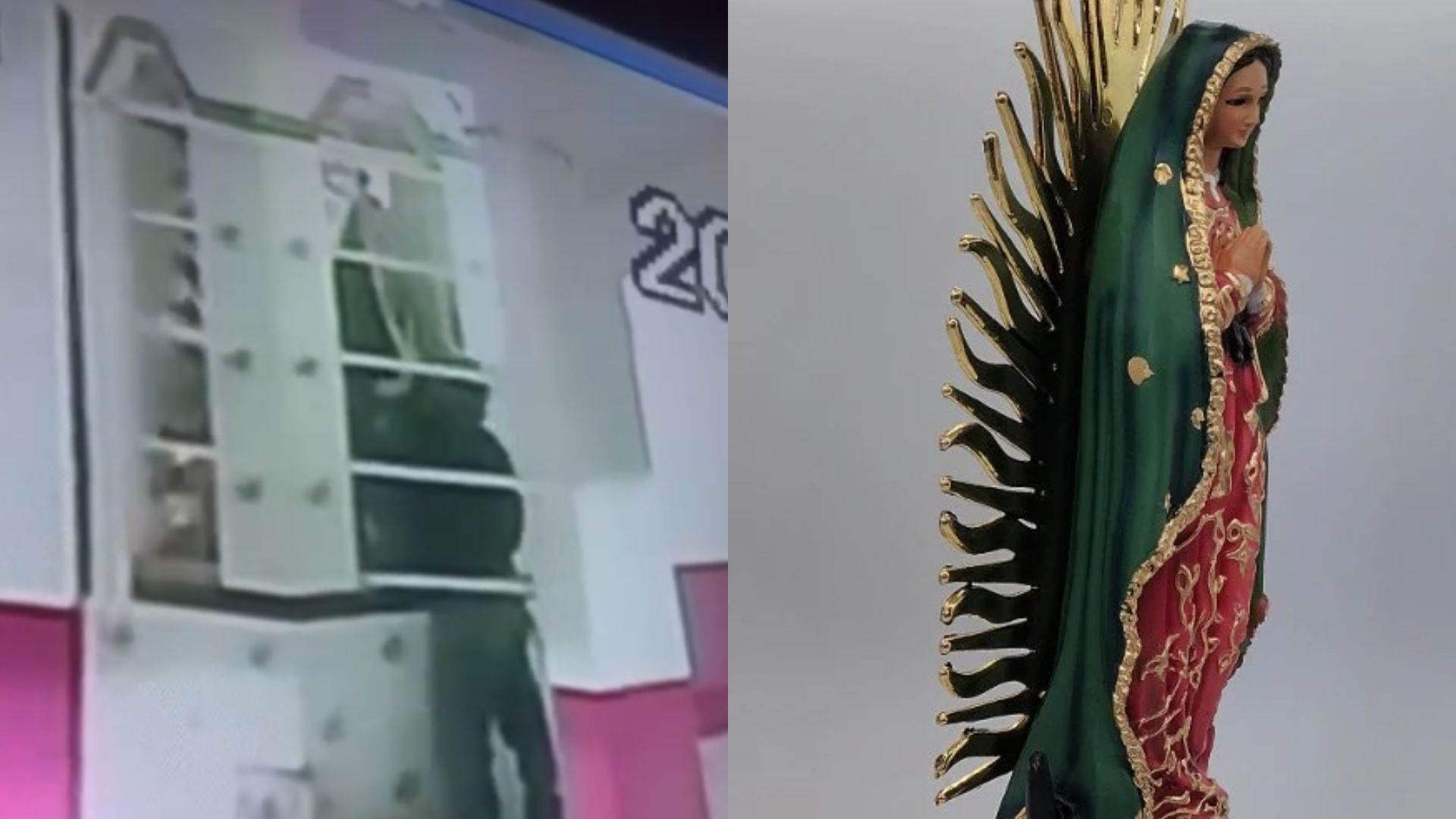 VIDEO En Ahuacatlán, buscan a sujeto que robo una imagen de la Guadalupana
