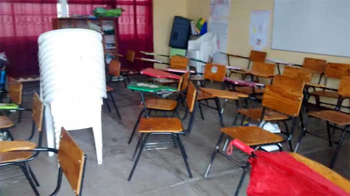 Roban más de 60 mil pesos en escuela de Zacapoaxtla