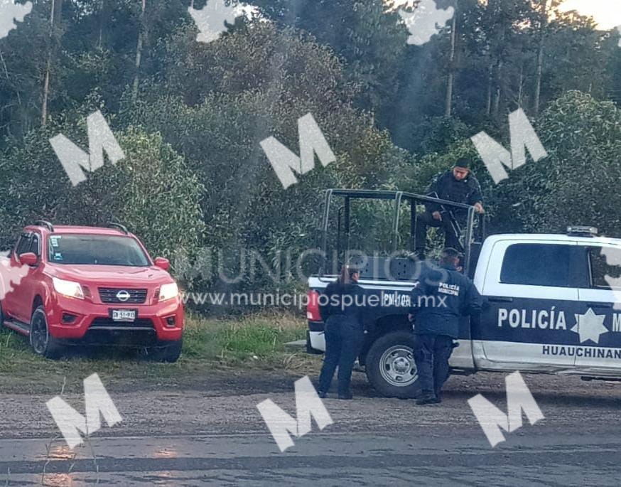 Policía de Huauchinango frustra robo de camioneta