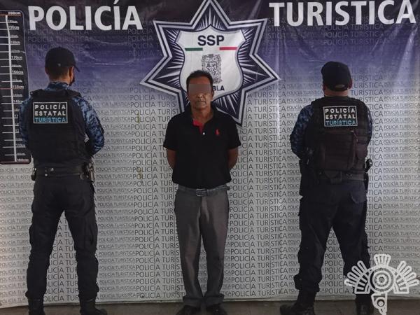Cae responsable de robo a transeúnte en Puebla capital