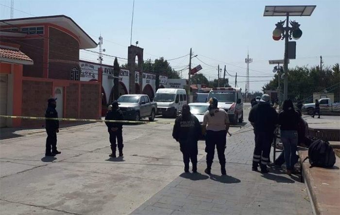 Matan a municipal en San José Chiapa en robo de cajero