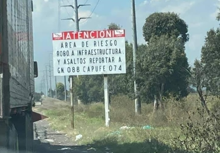 Capufe alerta sobre inseguridad en la México-Puebla, tramo Texmelucan