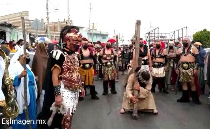 Tras dos años, vuelven a representar la Pasión de Cristo en la Romero Vargas