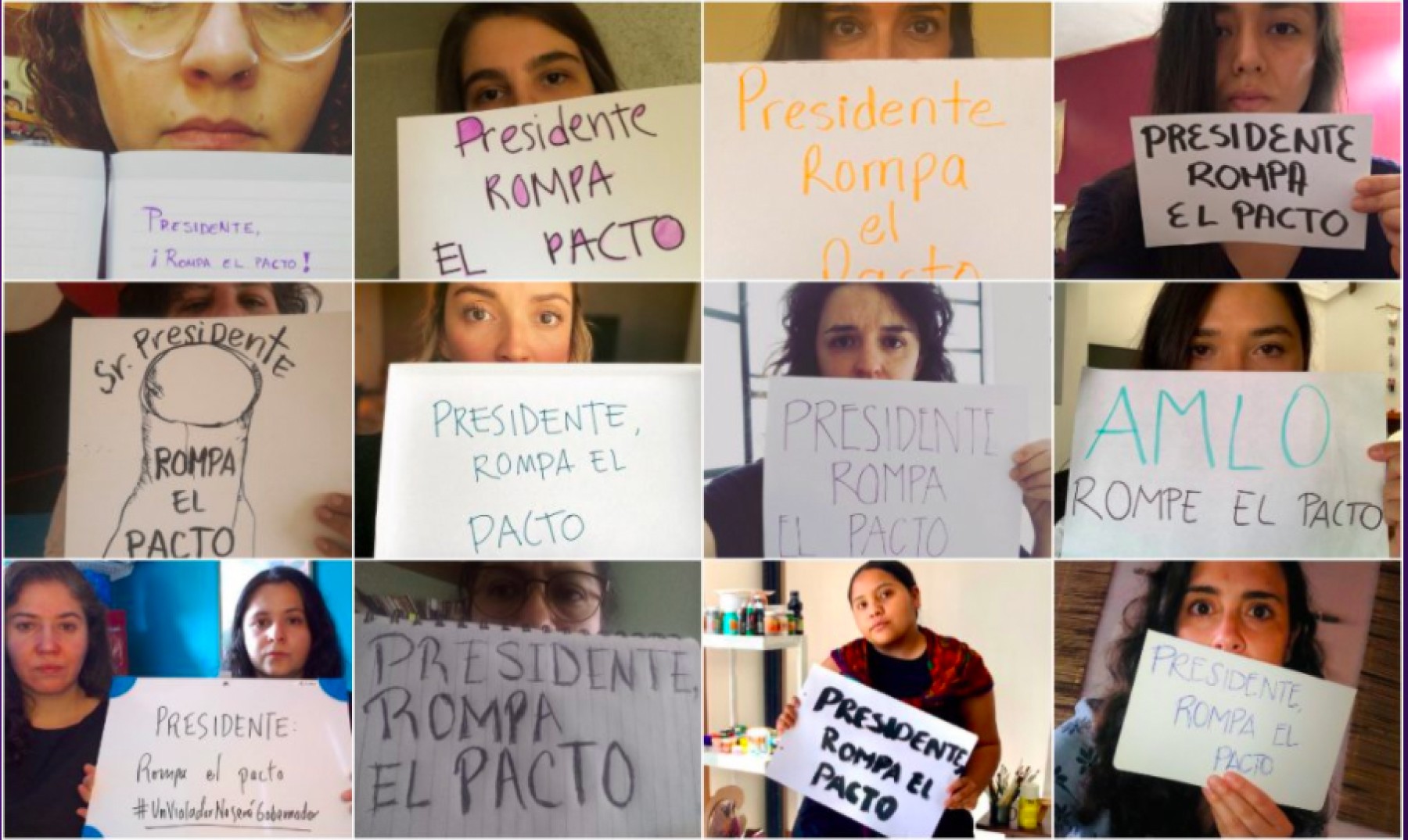 Crece movimiento social y virtual Presidente Rompa El Pacto