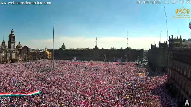 Calderón y Alito, estorban al INE. AMLO, le falta Monterrey; SCJN, ignorar el Zócalo