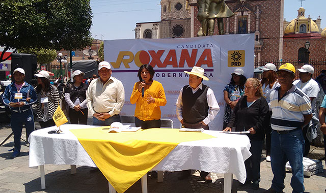 Roxana Luna acusa corrupción en el gobierno de Texmelucan