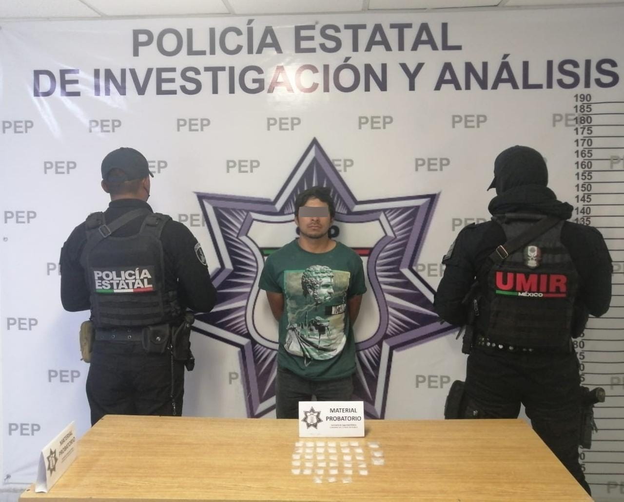 Cae El Roy; distribuiría droga en cocinas de la autopista México-Puebla