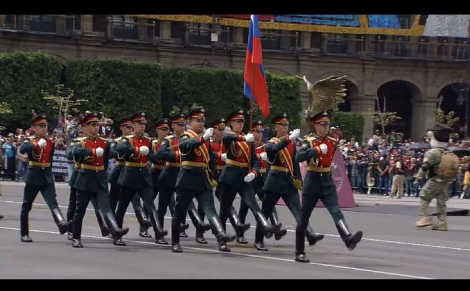 Indigna presencia de Rusia en desfile de la Independencia de México