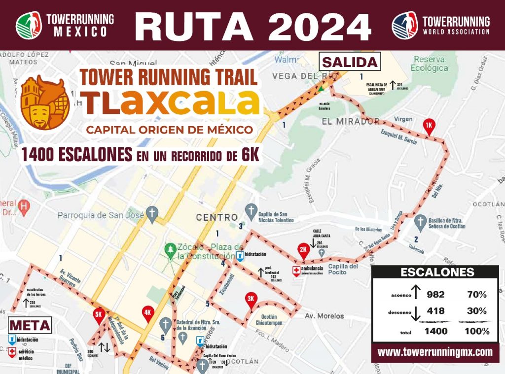 Entregan kits de la carrera Tower Running Trail Tlaxcala