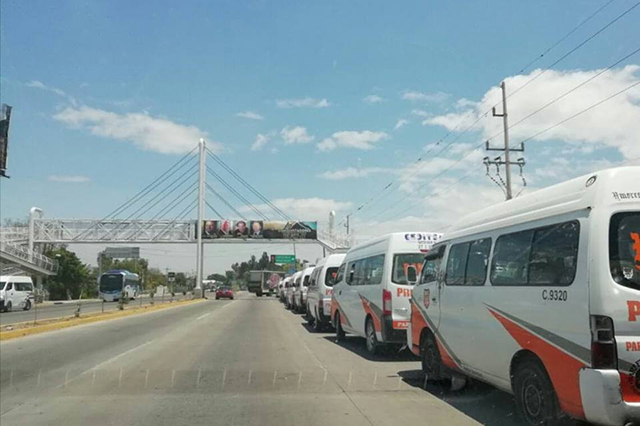 Choferes de rutas en Tehuacán acortan horario debido a la inseguridad