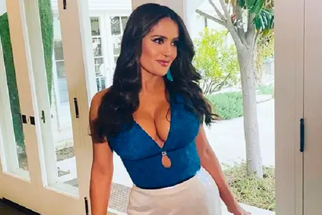 Salma Hayek y su  batalla contra el Covid-19