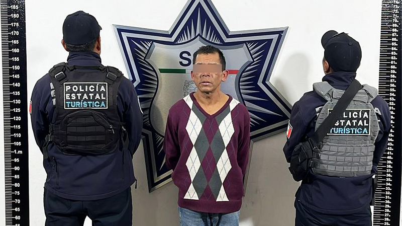 Cae El Cacharas al robar autopartes en pleno centro de Puebla
