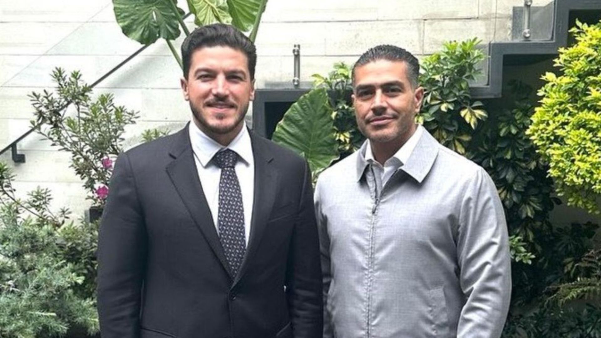 Harfuch sostuvo una reunión de seguridad con el gobernador de Nuevo León 