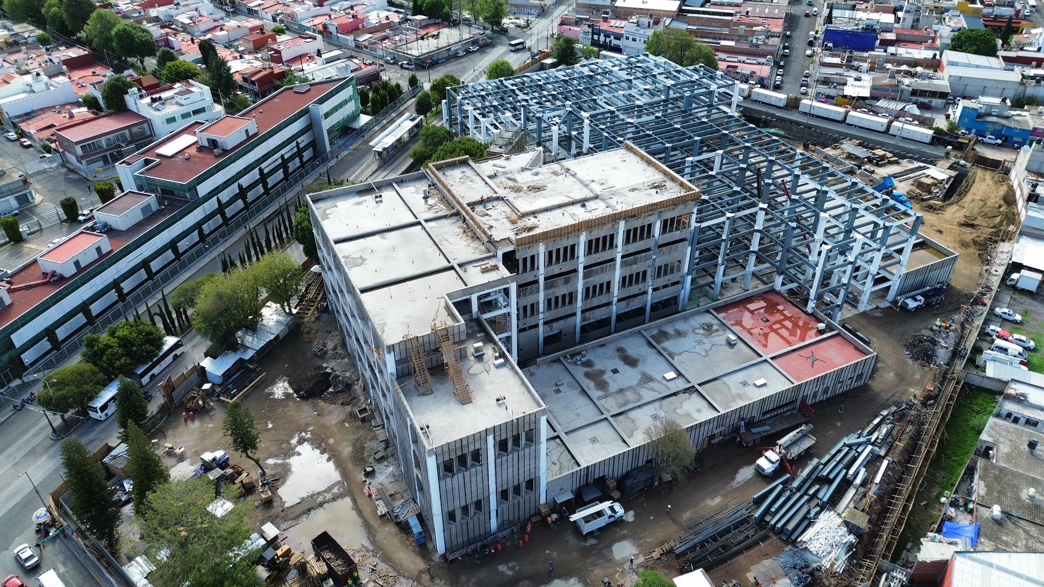 IMSS San Alejandro, la interminable construcción del hospital destruido por un sismo