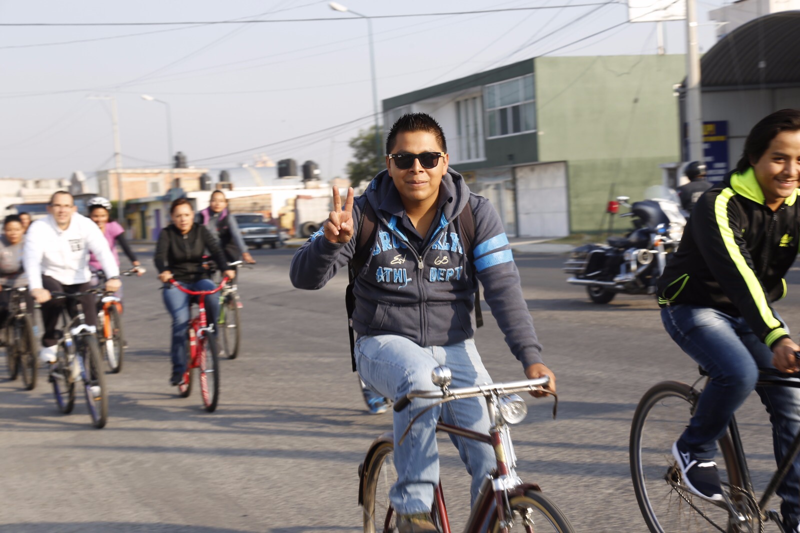 Impulsan en San Andrés Cholula el respeto y sana convivencia por el ciclista