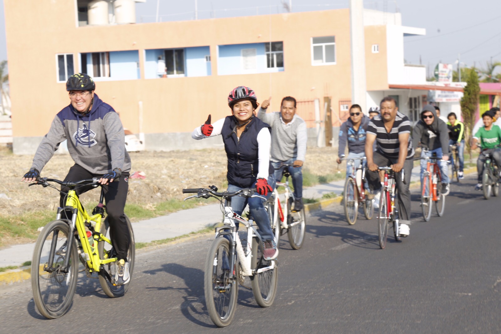 Impulsan en San Andrés Cholula el respeto y sana convivencia por el ciclista