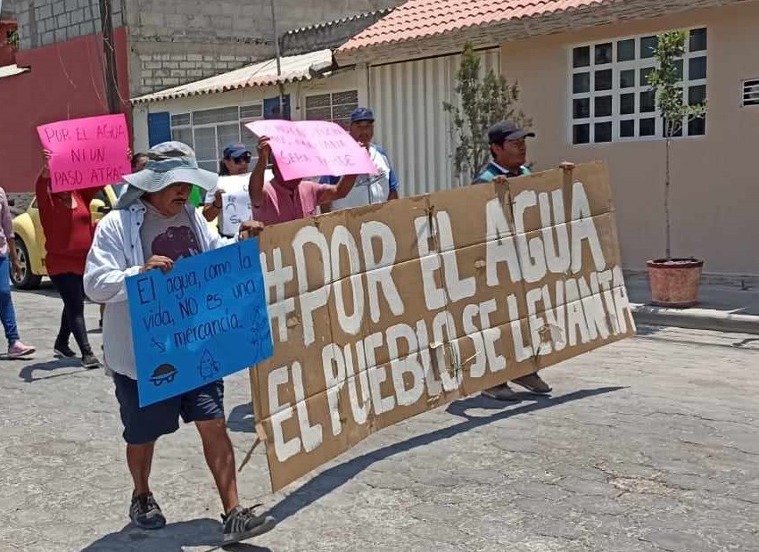 Habitantes de Teotipilco se manifestarán el 15 de mayo por la defensa del agua