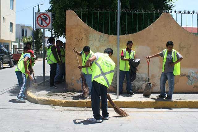 Sancionan a infractores de San Andrés con trabajo comunitario