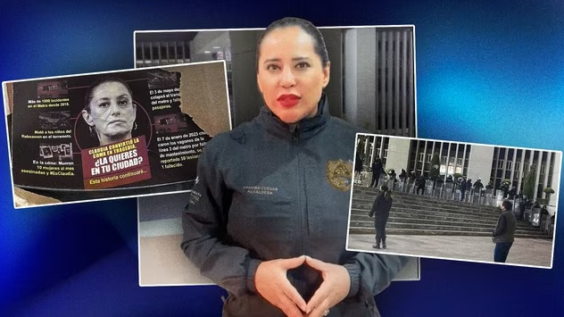 La propaganda y amenazas de Sandra Cuevas contra su jefa Claudia Sheinbaum