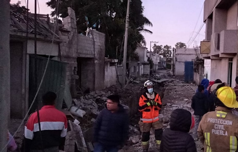 Explosión dañó a 262 casas en Xochimehuacan, concluyen