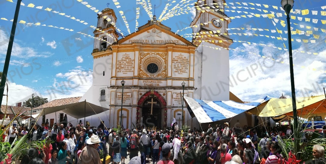 Comunidades participan en celebración a San Pedro en Zacapoaxtla