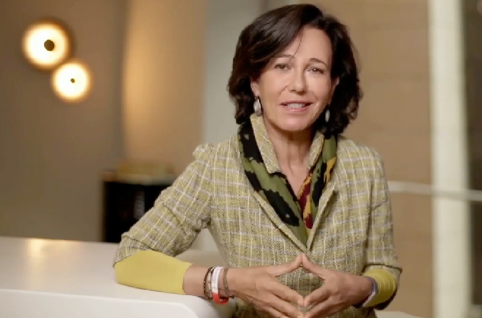 Ana Botín, presidenta ejecutiva de Grupo Santander recibe premio