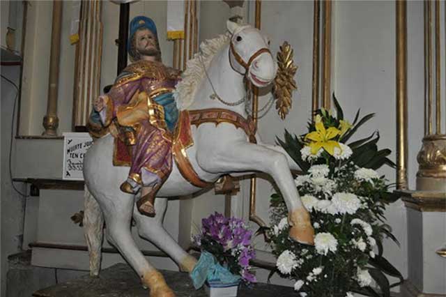 Cumple 500 años en Petlalcingo la imagen de Santiago Apóstol