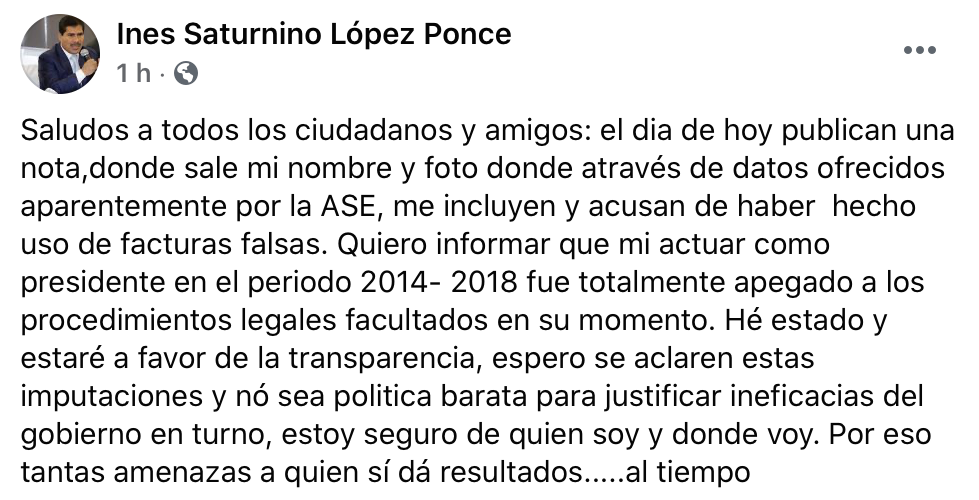 Ex ediles de Tepeaca y Tecamachalco niegan uso de facturas falsas
