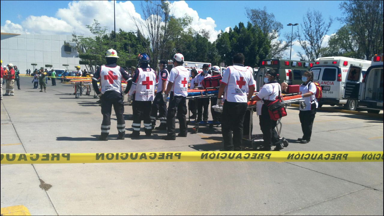 Participan más de 2 mil personas en macrosimulacro en Tehuacán